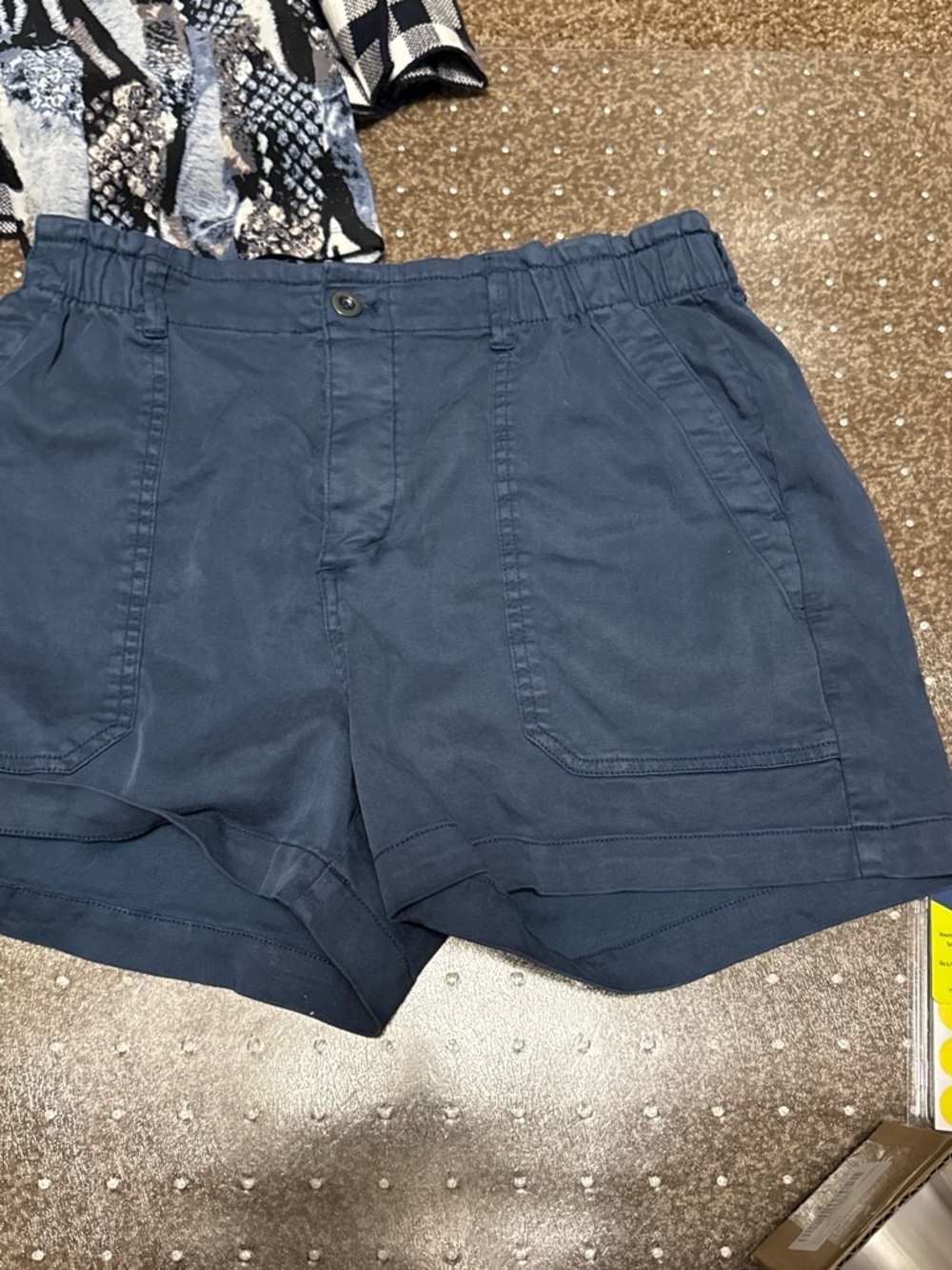 Women’s Navy Casual Pull-On Shorts A-51